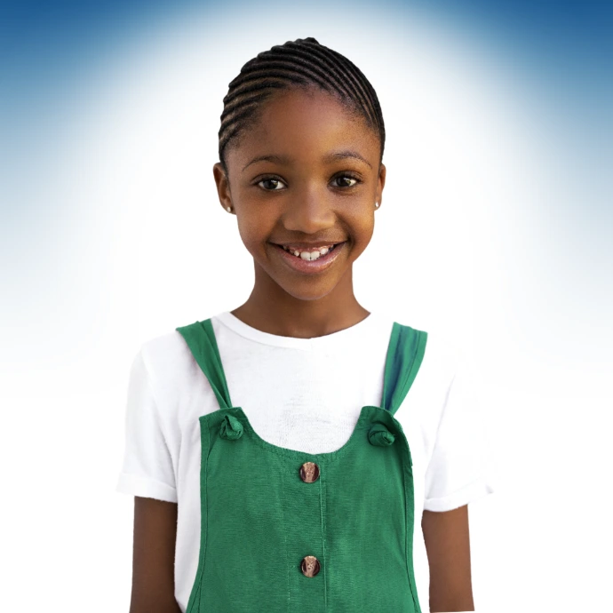 Visage d'un enfant souriant 2