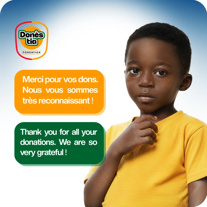 Petit message de remerciement